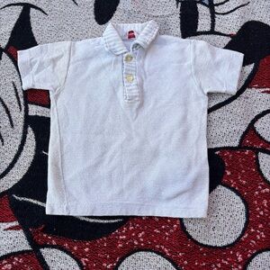 VINTAGE DONMOOR BLUE COLLARED POLO SHIRT BOYS SIZE 4T